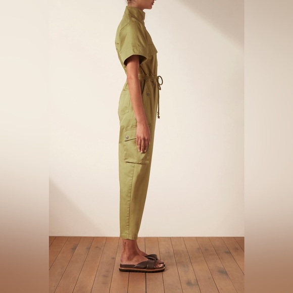 Shona Joy NERUDA UTILITY BOILER SUIT WHEAT Khaki Combat Utility Jumpsuit - Picture 4 of 16